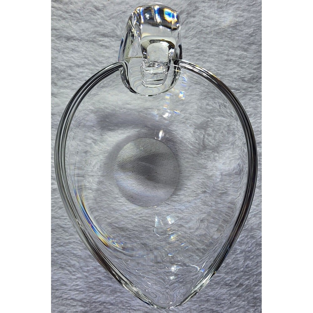 Beautiful Steuben Crystal Clear Art ~ Gravy/Sauce Boat ~ Signed!